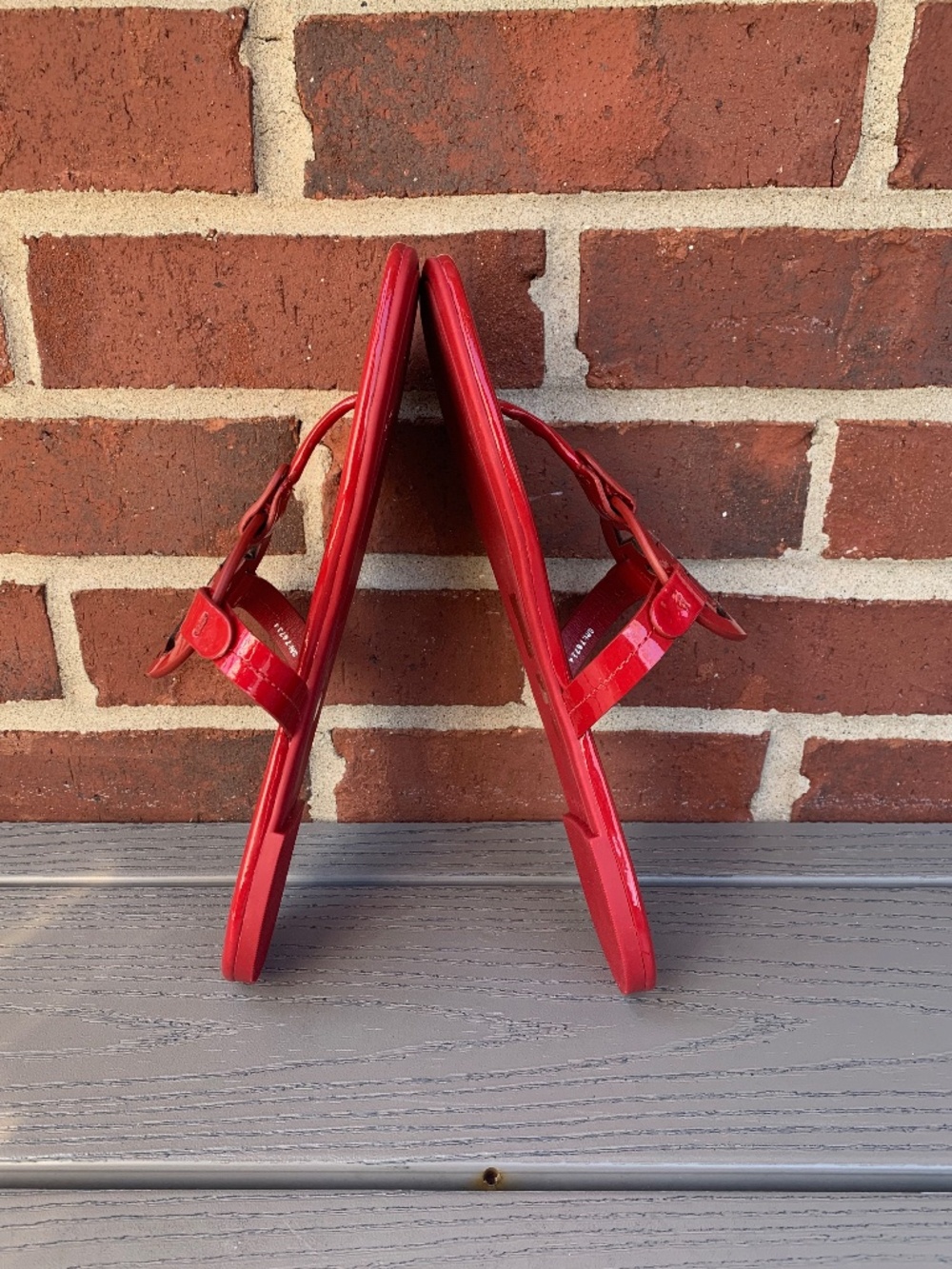 Tory Burch Miller Sandals in Red Patent Leather - Picture 6 of 13